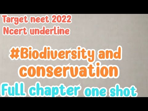 #Biodiversity one shot ncert underline in 13 min No time waste