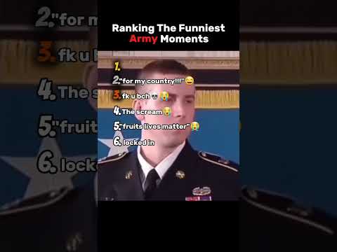 Ranking The Funniest Army Moments😂 #shorts #army #ranking