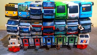 Miniature locomotive train carriage cc201 cc206 cargo carriage Sinar Jaya bus efficiency fast bus