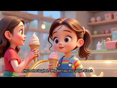 An ice cream day with mom | kids stories | tia and mother