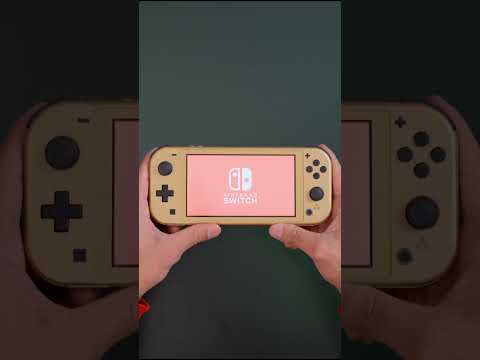 Nintendo Switch Lite Hyrule Edition Unboxing & Boot Up