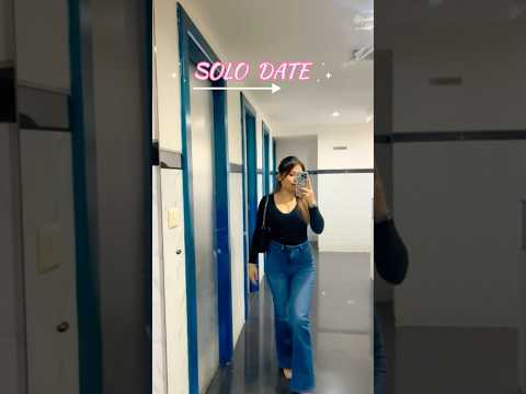 Solo dinner Date ✨.  #solodateideas #selflove #dinnerdate #selfcare