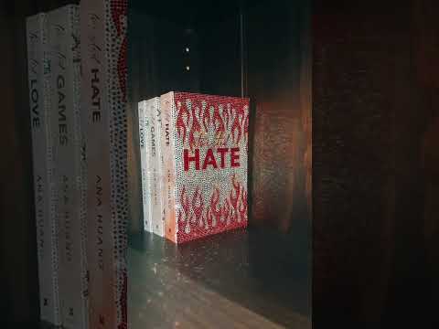 bedazzled books are the new way to go . . . credits ( TikTok : kiki.prish ) #books #bookaddict #read