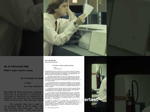 Origins of hypertext #design #gui #ui #shorts