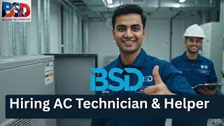 Hiring AC Technician & Helper #hiring  #jobopening #actechnician #panchkula #chandigarhjobs