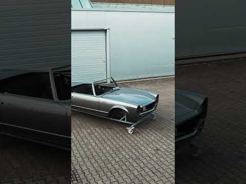 A freshly restored Mercedes Pagoda body, ready to be built with our New-Tech Series!