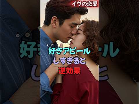 好きアピールしすぎると逆効果