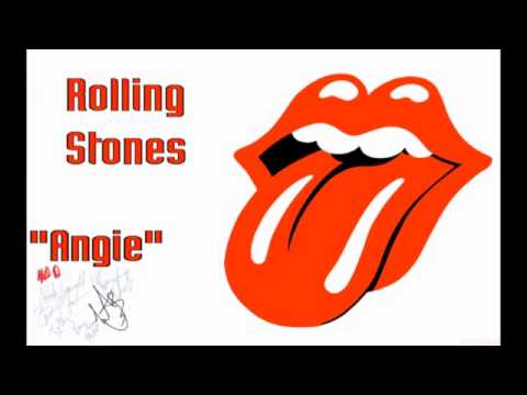Rolling Stones  - Angie (with lyrics on screen)