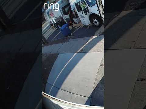 This is how  trash is collected in the USA