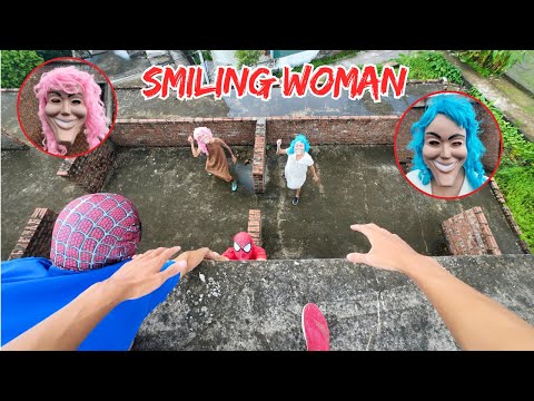 SPIDER MAN ESCAPING SMILING WOMAN IN REAL LIFE ( Best of Compilation Season 1 ) Horror Parkour POV