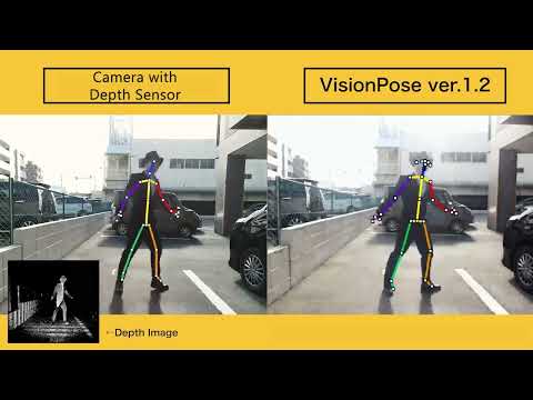 VisionPose Dance - Comparison to a Depth Sensor Camera