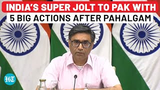 India Punishes Pakistan After Pahalgam Attack; Indus Water Treaty Suspended, Attari Border Shut