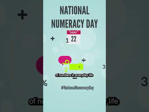 NATIONAL NUMERACY DAY  22 May 2024 #nationalnumeracyday #bignumbernatter