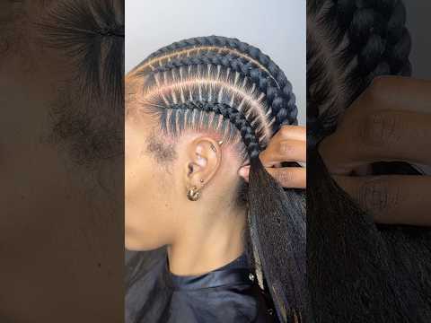 S T I T C H  w /  M E 😮‍💨🫶🏾 #braids #stitchbraids #braidtutorial