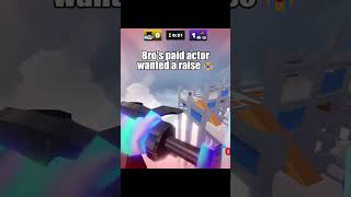 The paid actor finally got revenge...