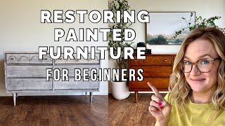 Restoring Painted Mid Century Modern Furniture FOR BEGINNERS