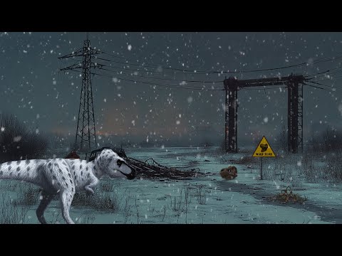 Mysterious Journey: Explore the Snow-Covered Wasteland | Relaxing Blizzard and Howling Winds