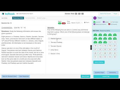 Testbook 📝l SBI clerk l live mock test - 4 l Percentile 93%+ 🎯l How to attempt mock #sbiclerk #sbi