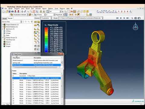 NVH Modal Analysis of a Control Arm