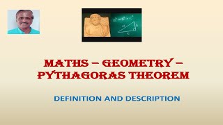 MATHS - GEOMETRY - PYTHAGORAS THEOREM