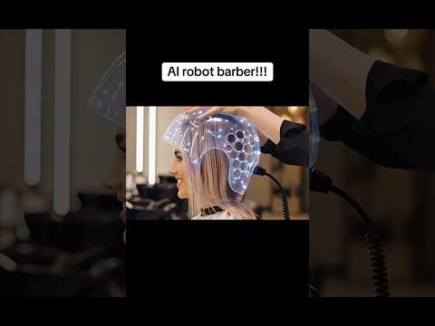 Al robot barber #shorts #barber