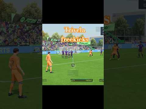 TRIVELA FREEKICK TUTORIAL PART 2 🎯 | #fc25 #fifa #freekicktutorial  #fc25meta #fifatutorials