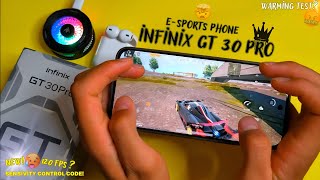 İNFİNİX GT 30 PRO  WARMİNG? + PUBG TEST🤯 120 FPS? SENSİVİTY AND CONTROL CODE😱🔥