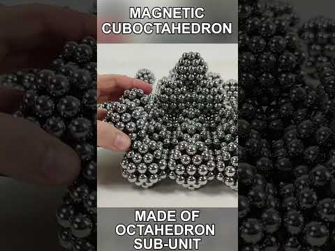 Magnetic Cuboctahedron made of magnetic octahedrons