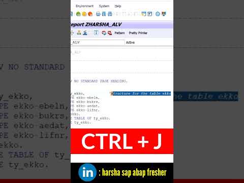HOW TO MAKE FIRST LETTER OF EACH WORD TO BE CAPITAL IN COMMENT IN SAP ABAP? #abap #abaptutorial