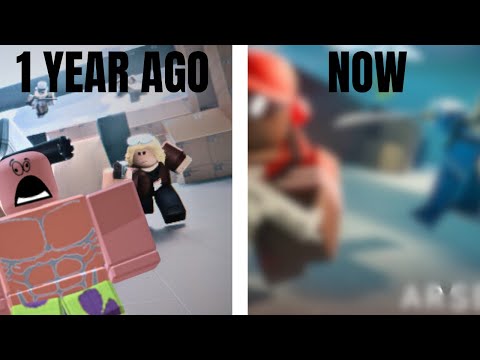 Playing Roblox ARSENAL after ONE YEAR (Are there still sweats?)