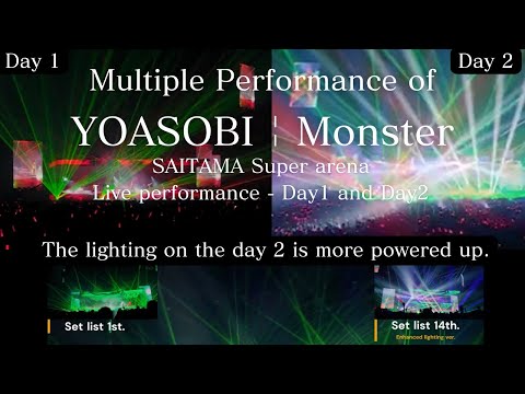 Multiple Performance YOASOBI『怪物:Monster』 SAITAMA super arena Live performance