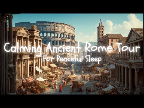 Calming Ancient Rome Tour For Relaxed Sleep | Best Videos For Sleep Meditation