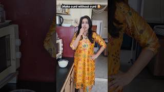 "Best trick to make curd without any curd." 😉🤪🤣 #relatable #trending #shorts