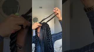 One of my favorite protective styles! ♥️ #curlyhair #naturalhair #curls #protectivestyles #braids