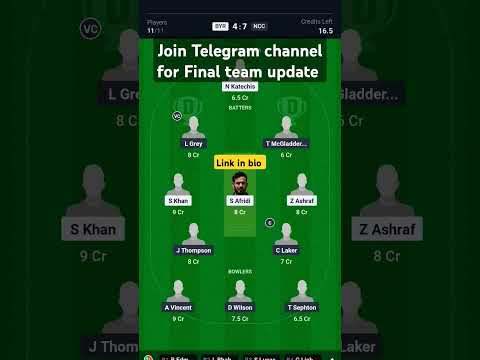 BYR vs NCC T10 Match Prediction| ECN T10 Dream11 Prediction today| ECN T10| European Cricket