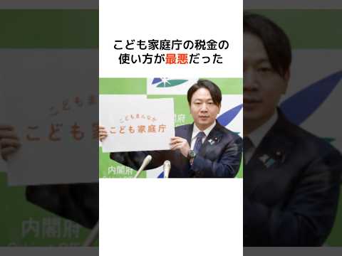 【悲報】こども家庭庁の税金の使い方が最悪だった… #石破茂 #政治 #財務省 #消費税 #shorts #増税 #自民党 #こども家庭庁