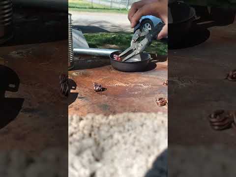 The process of melting copper with a torch