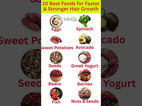 10 Superfoods to Grow Hair Faster | Stop Hair Fall Naturally