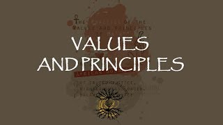 Lesson 5. Values and Principles