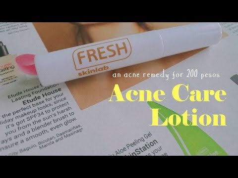 Fresh Skinlab: Acne Care Lotion Review (an acne remedy for 200 pesos) | Ayessa Munich