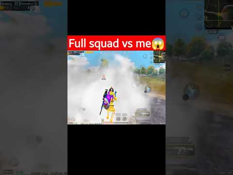 Full Squad rush me and that Happend 😨 #shorts #youtubeshorts #ytshorts #pubgmobile #bgmi