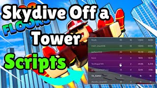 Skydive Off a Tower Script | Auto Click, Auto Aim & More 🚀🔥