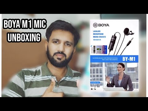 BOYA BY M-1 Lavalier Microphone Unboxing | for DSLR PC Laptops smart mobile phones | Daraz.pk