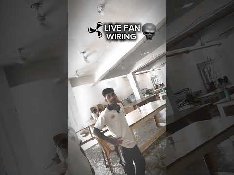 ☠️Aaj Live Fan Wiring💥#shortvideo#viralvideo#trending#youtubeshorts#ytsorts#fan#wiring#aajkarashifal