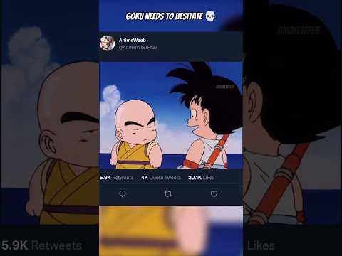 Goku didn’t have to roast Krillin like that 💀 #dragonball #funny #shorts #anime