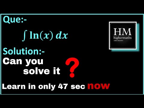 Integration solved question | calculus | highermaths | #ytshorts #shorts #calculus #math