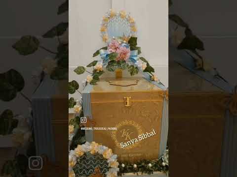 this is the invitation platter for bride's family