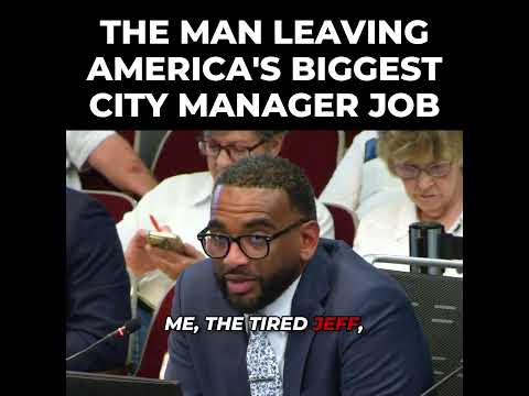 𝗧𝗵𝗲 𝗠𝗮𝗻 𝗟𝗲𝗮𝘃𝗶𝗻𝗴 𝗔𝗺𝗲𝗿𝗶𝗰𝗮’𝘀 𝗕𝗶𝗴𝗴𝗲𝘀𝘁 𝗖𝗶𝘁𝘆 𝗠𝗮𝗻𝗮𝗴𝗲𝗿 𝗝𝗼𝗯