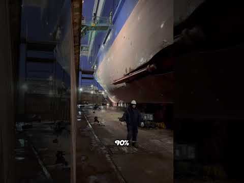 Why Cargo Ships Never Sink in Storms  #engineering #ships  #science