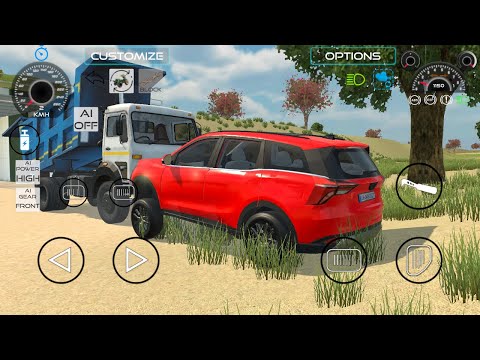 BIG DUMPER TRUCK WITH SUV TRANSPORTING WEAT ( INDIAN VEHICLES SIMULATOR) ANDROID GAMEPLAY